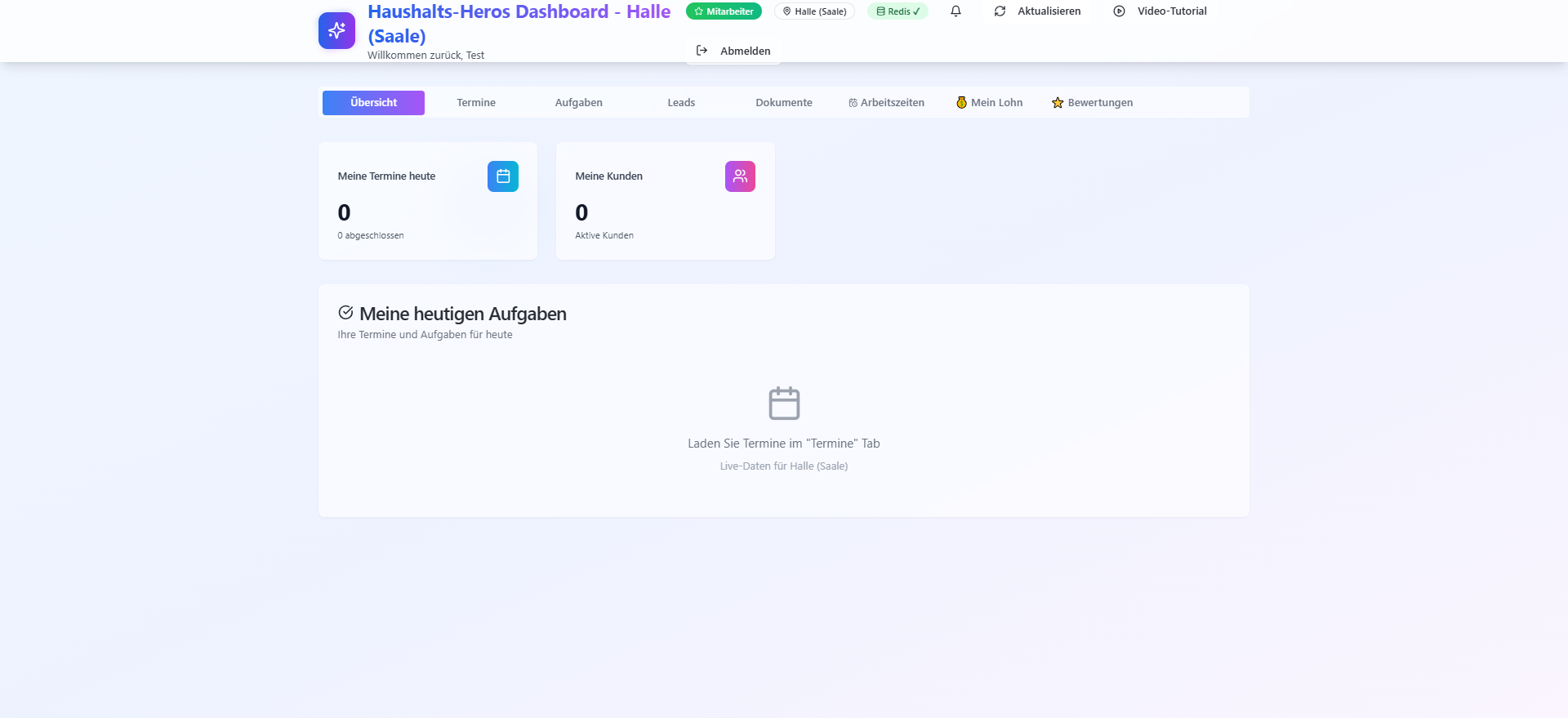 Haushalts-Heros CRM Dashboard